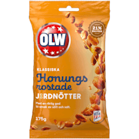 OLW Honey Roasted Peanuts - 175 grams