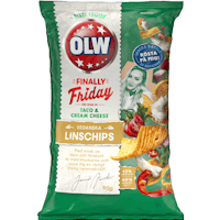 OLW Lentil Chips Taco & Cream Cheese - 90 grams