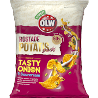OLW Roasted Potato Snacks Tasty Onion & Sourcream - 75 grams