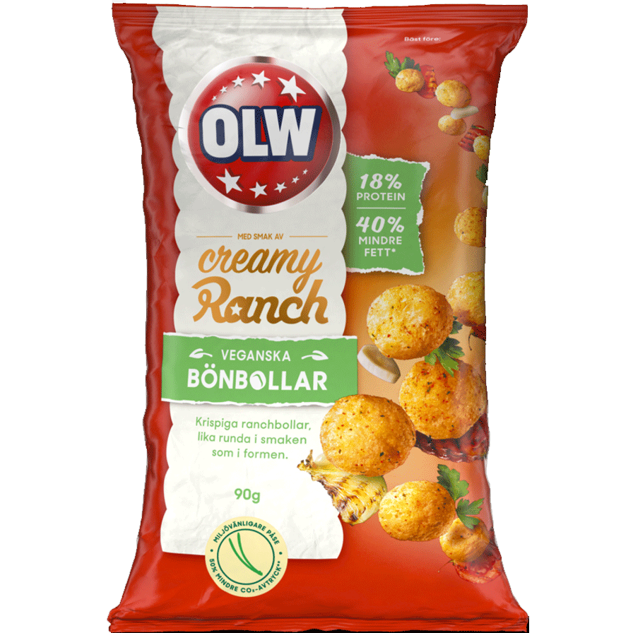 OLW Bean Balls Creamy Ranch - 90 grams