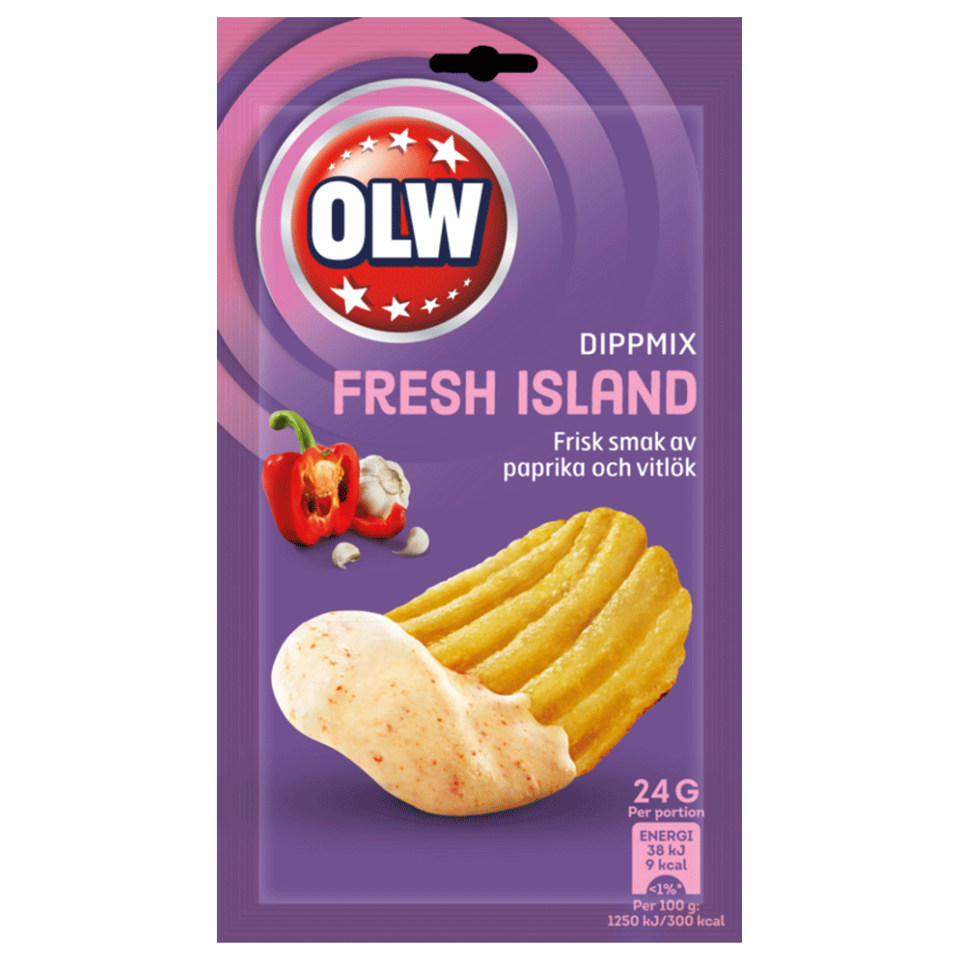 OLW Dip Mix Fresh Island - 24 grams