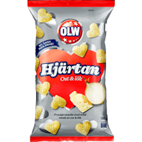 OLW Hearts Cheese & Onion - 100 grams