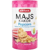 Friggs Corn Crackers, Popcorn - 125 grams