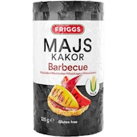 Friggs Corn Crackers, Barbecue - 125 grams