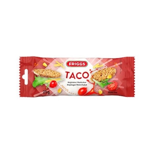 Friggs Corn Cracker Snackpack, Taco - 25 grams