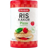 Friggs Rice Crackers, Pizza - 125 grams
