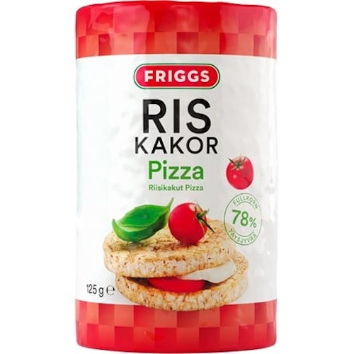 Friggs Rice Crackers, Pizza - 125 grams