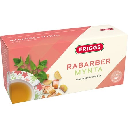 Friggs Rhubarb Mint Tea - 20 bags