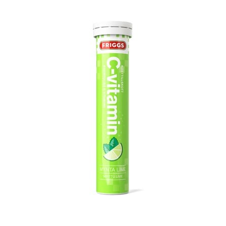 Friggs Vitamin C, Mint & Lime - 20 effervescent tablets