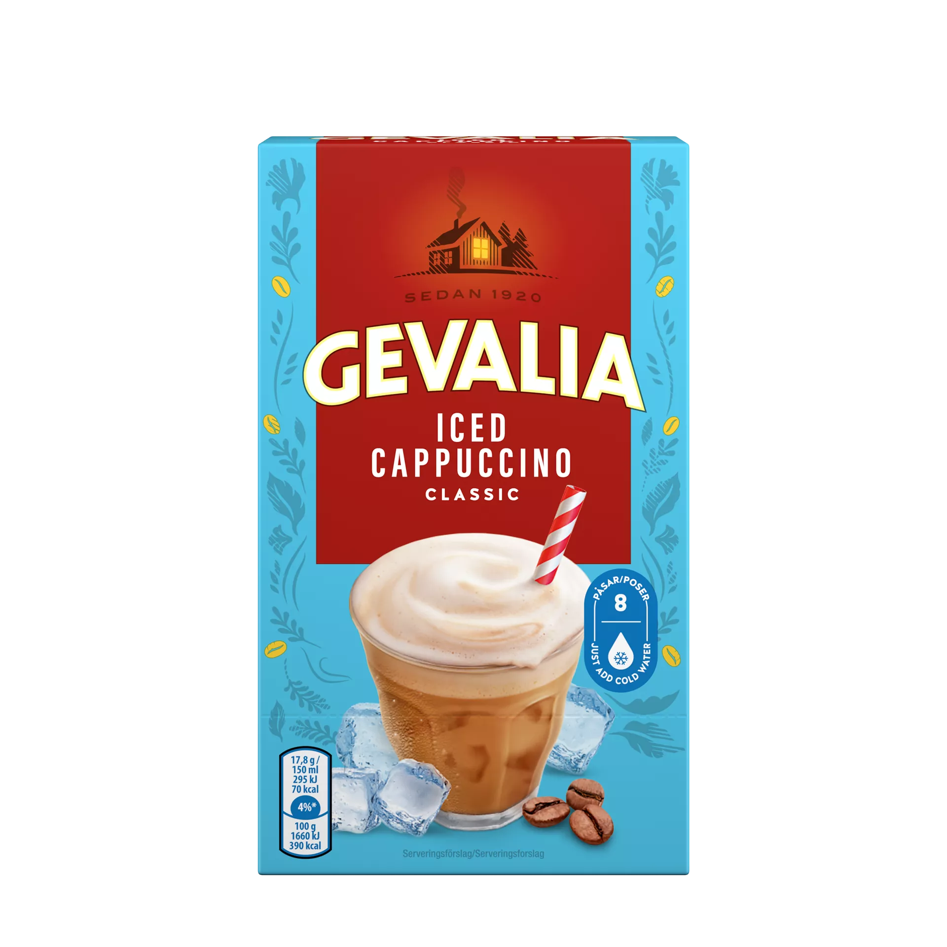 Gevalia Iced Cappucino Instant - 8 servings