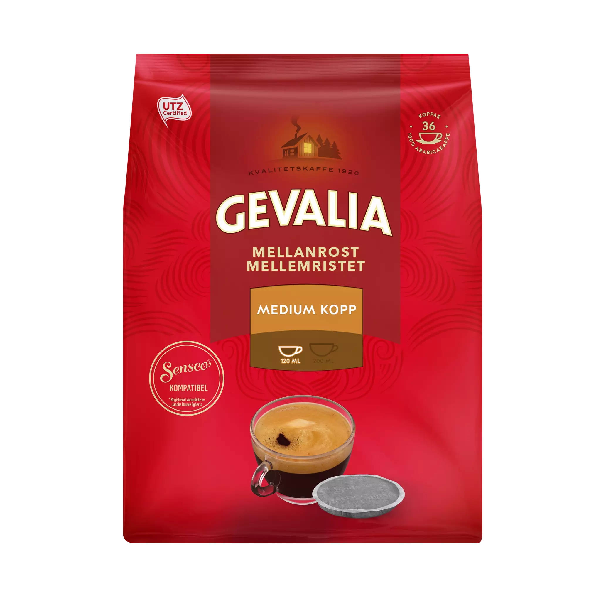 Gevalia Senseo Medium Cup - 36 capsules