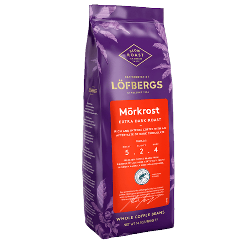 Löfbergs Dark Roast, Whole Beans - 400 grams