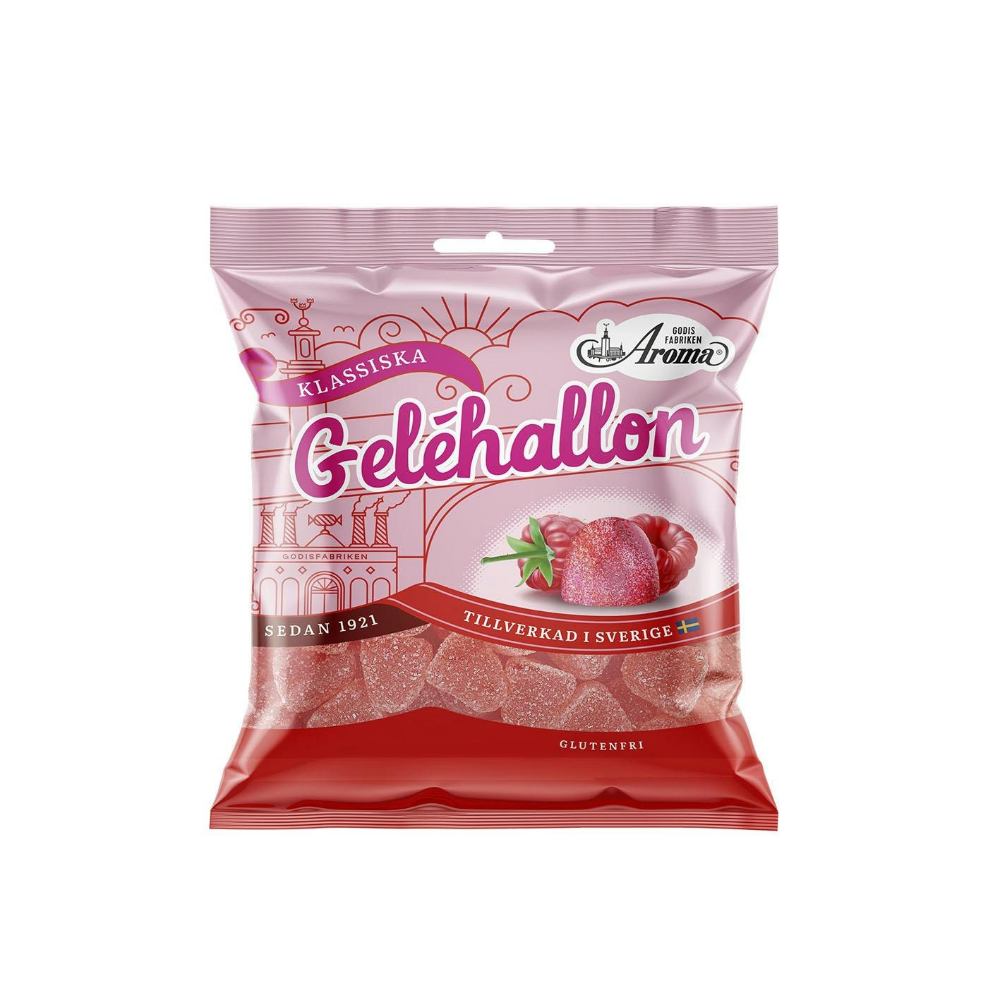 Aroma Gélehallon Gummy Raspberries - 80 grams