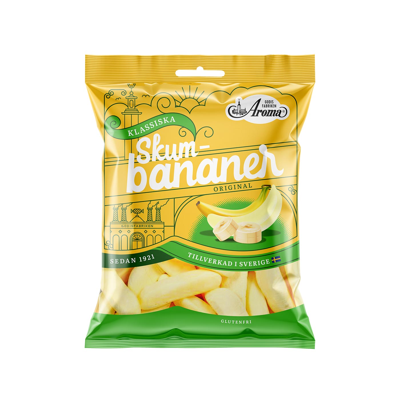 Aroma Foam Bananas - 110 grams