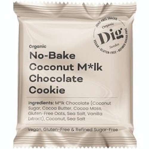 Dig No-Bake Coconut Milk Chocolate Cookie - 30 g