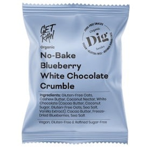 Dig No-Bake White Chocolate Blueberry Crumble - 35 g