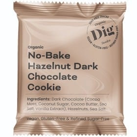 Dig No-Bake Hazelnut Dark Chocolate Cookie - 30 g