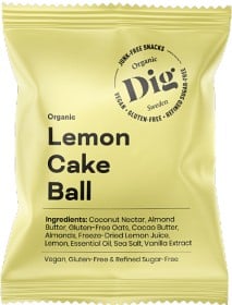 Dig Organic Lemon Cake Ball - 25 g