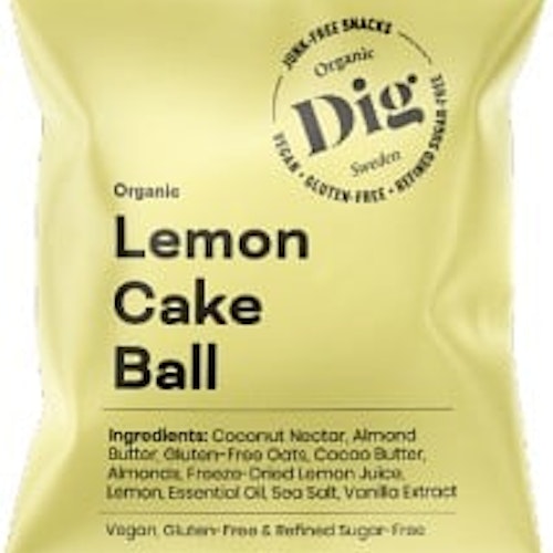 Dig Organic Lemon Cake Ball - 25 g