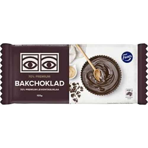Ögonblink 70% Premium Baking Chocolate, Dark - 100 grams