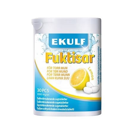 EKULF Fuktisar Lemon - 30 lozenges