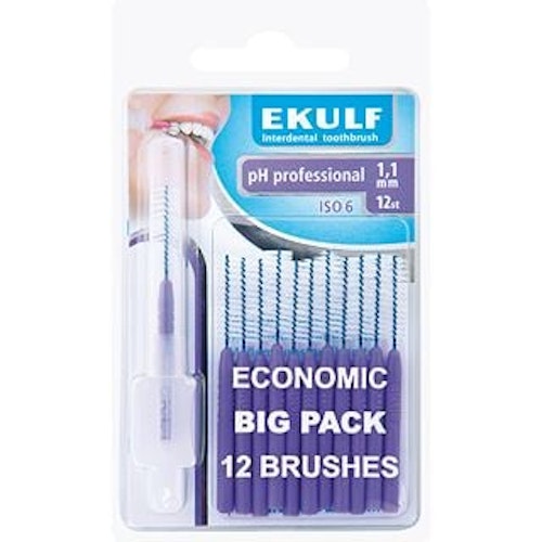 EKULF Interdental Toothbrush PH Professional PH Professional 1,1mm - 12 pcs