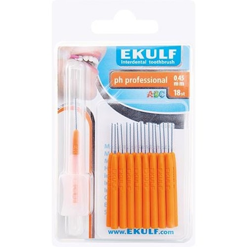 EKULF Interdental Toothbrush pH professional 0,45 mm - 18 pcs