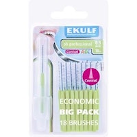 EKULF Interdental Toothbrush PH Professional Conical 0.8 mm - 18 pcs