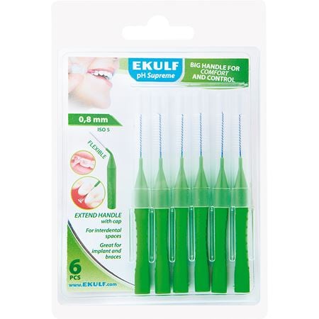 EKULF Interdental Toothbrush PH Supreme PH Supreme 0,8mm - 6 pcs