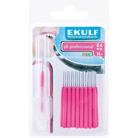 EKULF Interdental Toothbrush pH Professional 0,4mm - 18 pcs