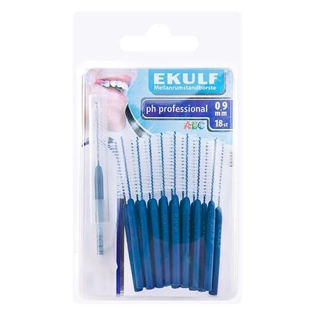 EKULF Interdental Toothbrush pH professional 0,9 mm - 18 pcs
