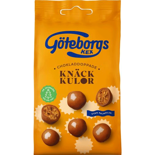 Göteborgs Kex Chocolate Dipped Butterscotch Balls - 120 grams