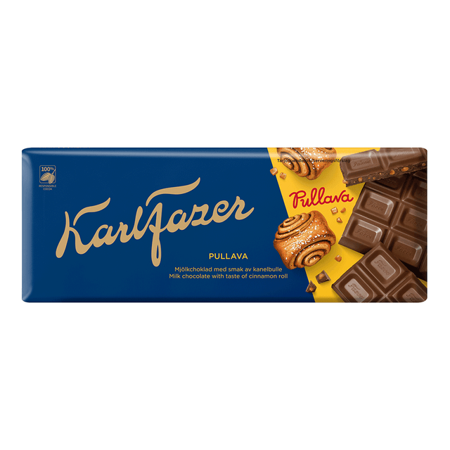 Fazer Karl Fazer Cinnamon Rolls Milk Chocolate - 200 grams