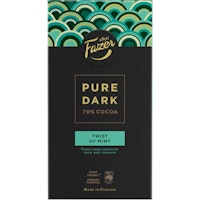 Fazer Pure Dark 70 % cocoa Twist of Mint - 95 g