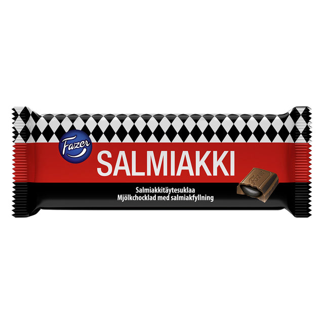 Fazer Salmiakki Chocolate - 100 grams