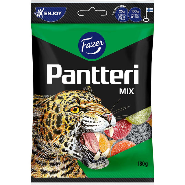 Fazer Pantteri Mix - 180 grams