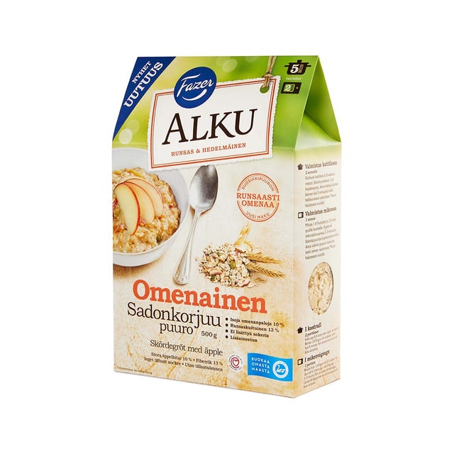 Fazer Alku Harvest porridge with apple - 500 grams