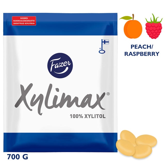 Xylimax Peach-Raspberry all-xylitol Lozenges - 700 g