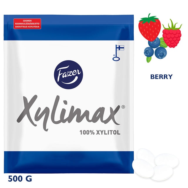 Xylimax Berries 95% all-xylitol Pastilles - 500 g