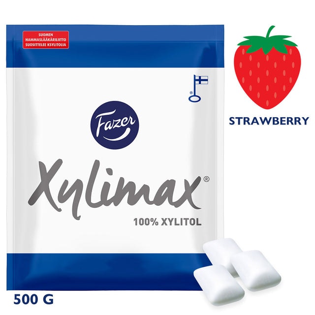 Xylimax Strawberry chewing gum - 500 g