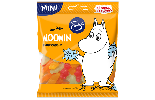Fazer Moomin fruit sweets candy bag - 80 g