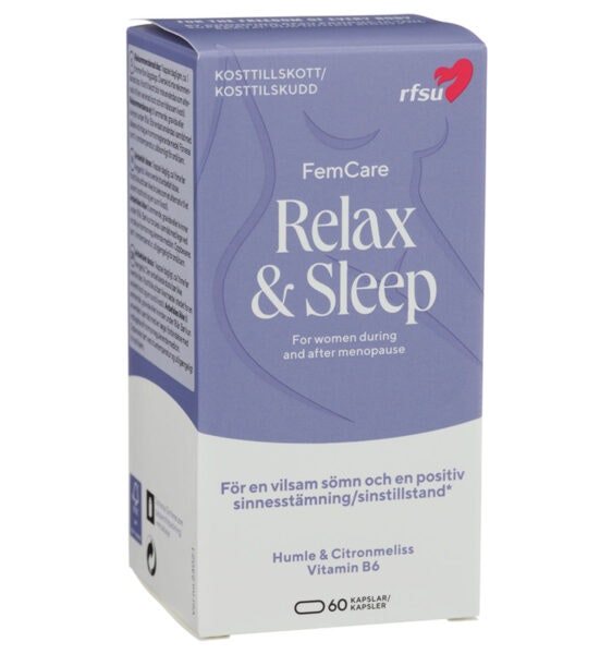 RFSU Femcare Relax & Sleep - 60 capsules