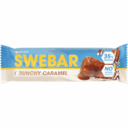 SWEBAR Original Crunchy Caramel, No Added Sugar - 50 grams