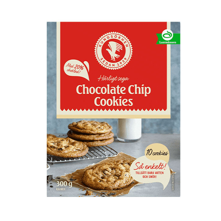 Kungsörnen Chocolate Chip Cookie Mix - 300 grams