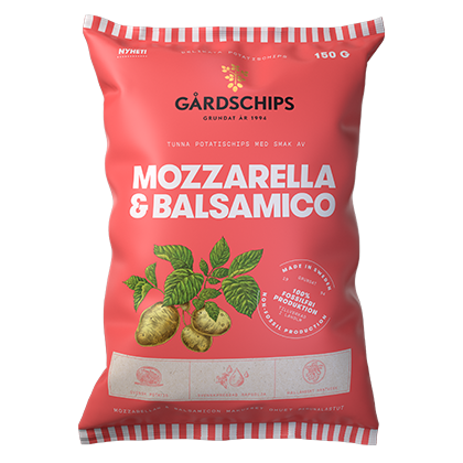 Gårdschips Mozarella & Balsamico, Limited edition - 150 grams