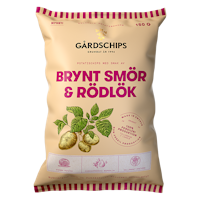 Gårdschips Brown Butter & Red Onion Chips - 150 grams