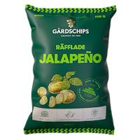 Gårdschips Ribbed Jalapeño Chips - 150 grams