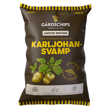 Gårdschips Porcini Chips, Limited Edition - 150 grams