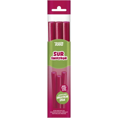 Toms Penguin Rod, Sour Wild Strawberry 3-pack - 81 grams