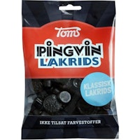 Toms Penguin Licorice - 110 grams